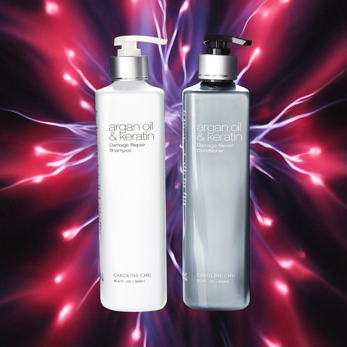 🧴Argan Oil & Keratin Damage Repair Shampoo & Conditioner Set