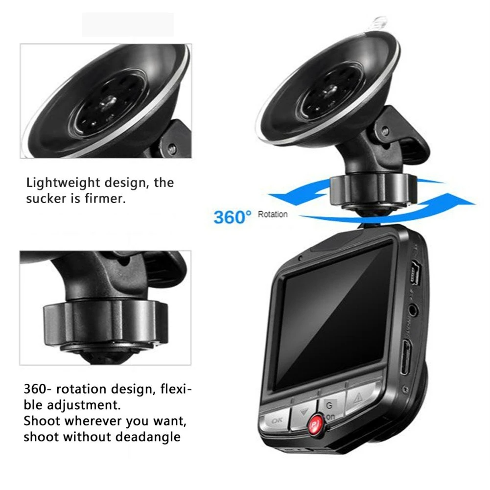 📷Full HD 1080P Dash Cam|Front or Rear Camera Night Vision