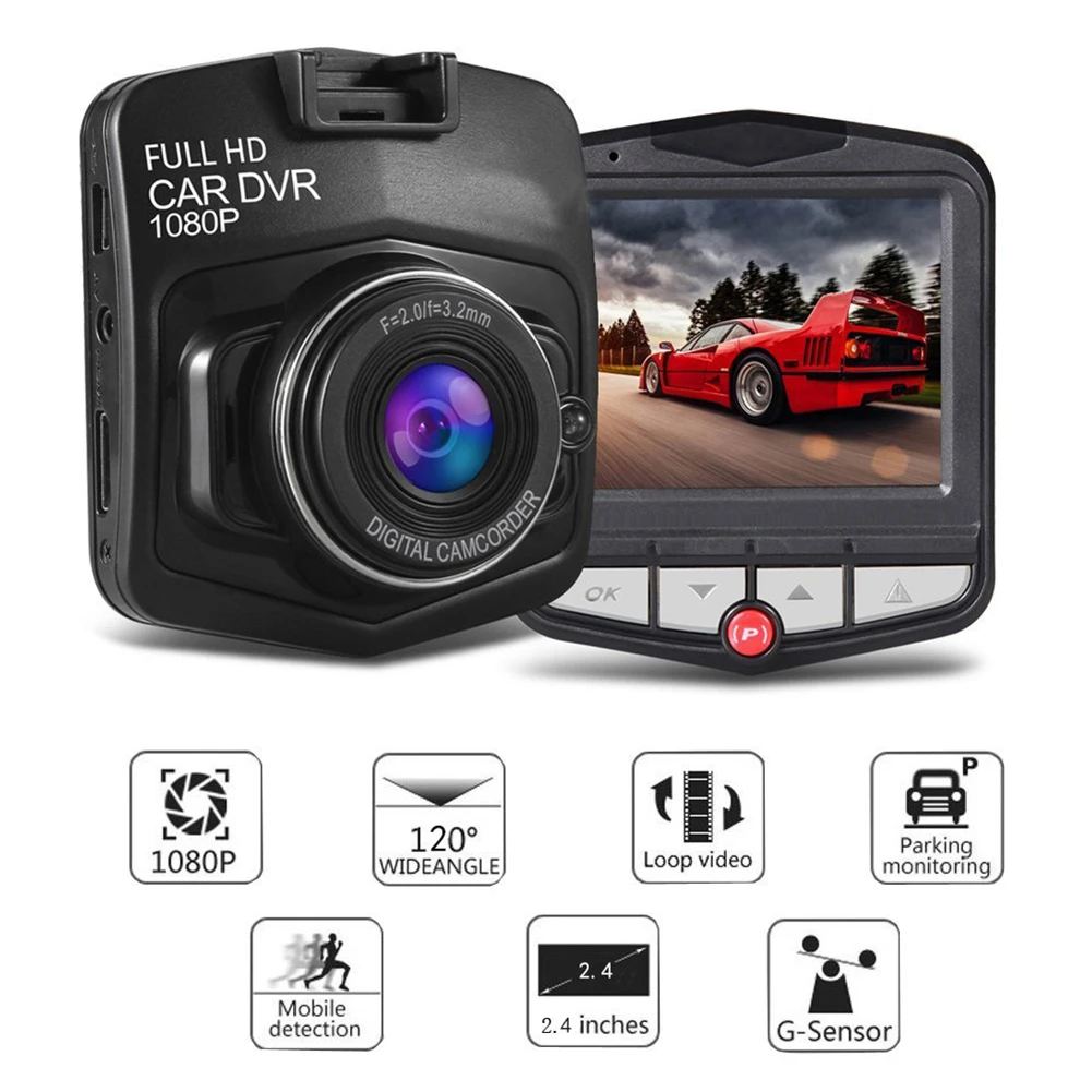 📷Full HD 1080P Dash Cam|Front or Rear Camera Night Vision