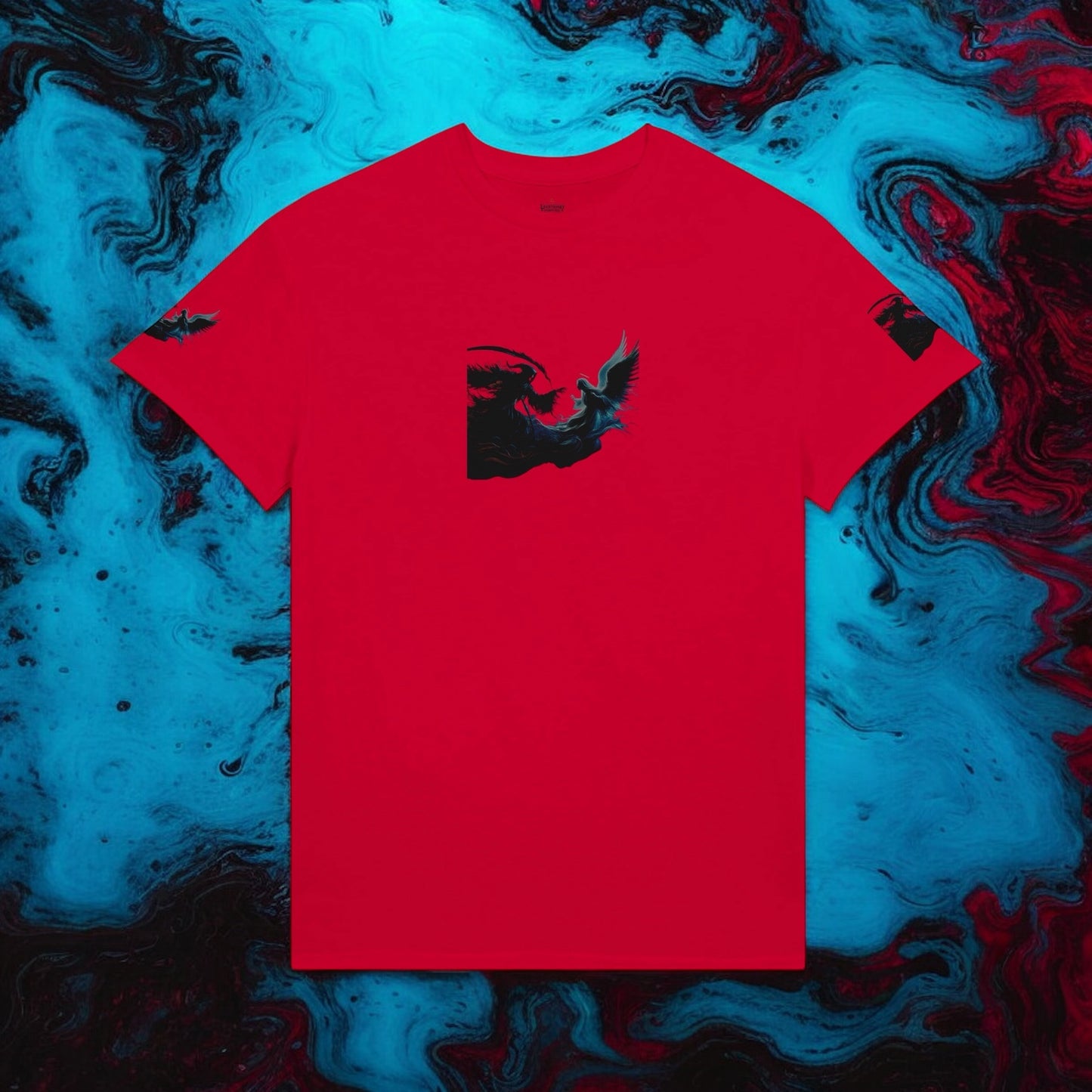First Edition Legendary Reaper Vs Angel Dark & High Contrast Ultimate Cotton T-Shirt
