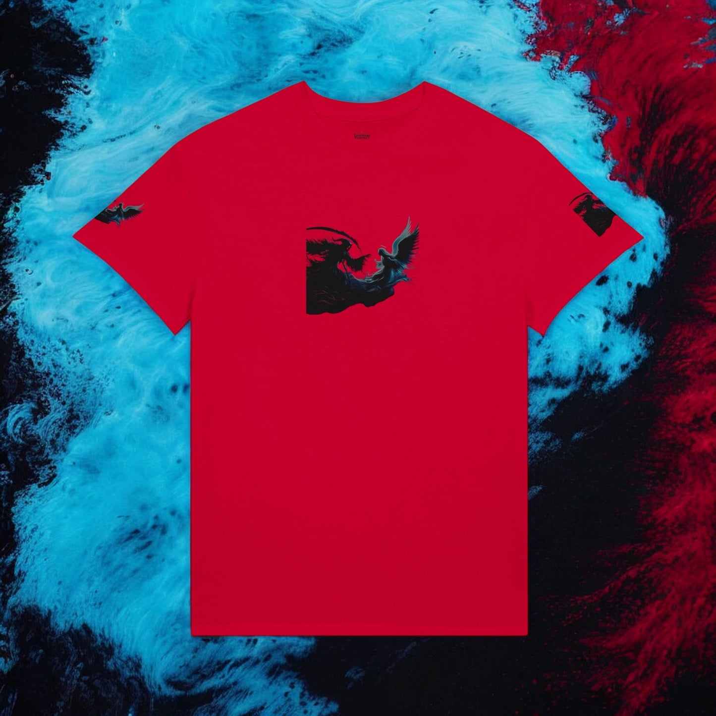 First Edition Legendary Reaper Vs Angel Dark & High Contrast Ultimate Cotton T-Shirt