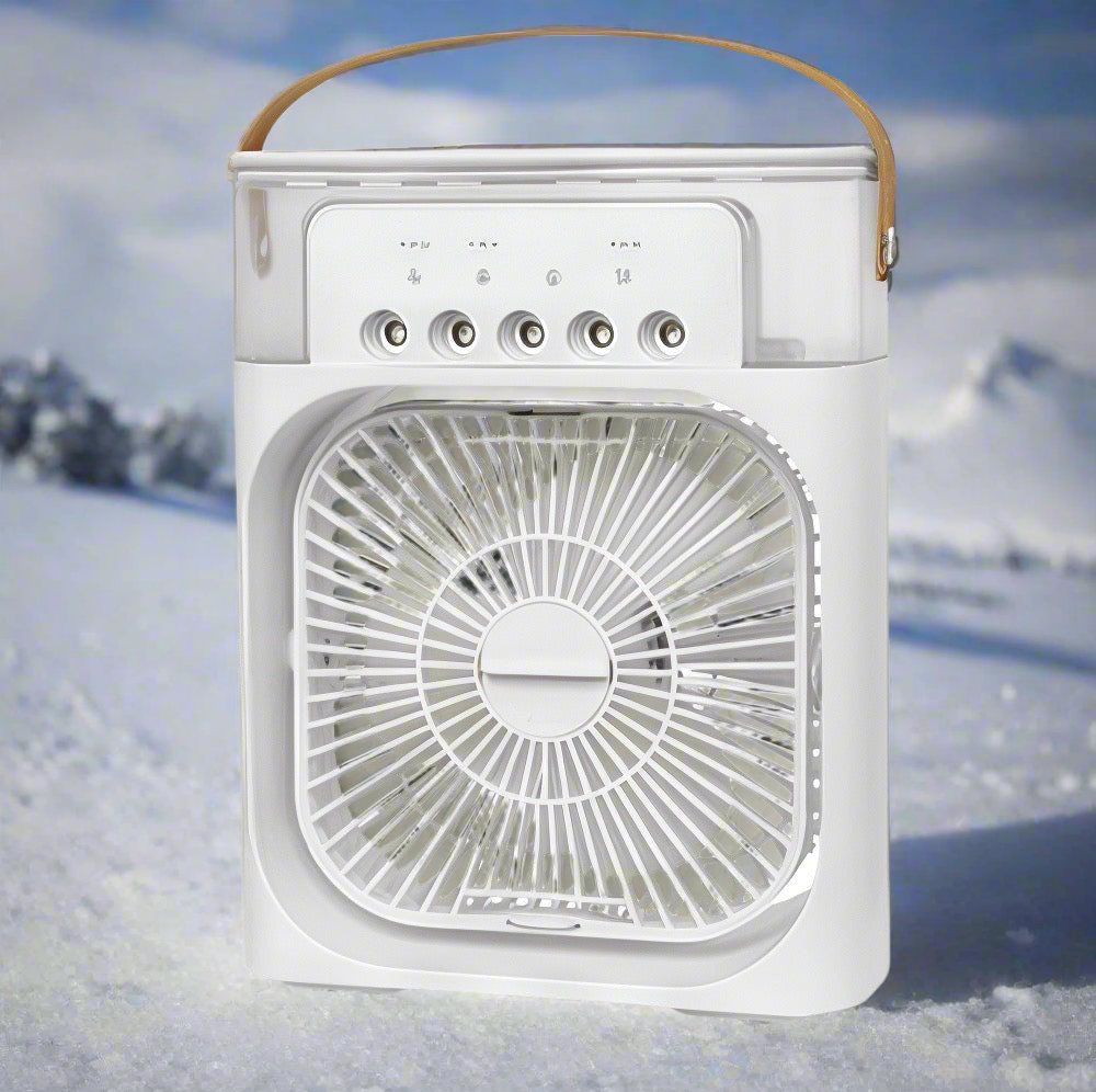💨⛄️Air Conditioner Cooling Fan & Humidifier With 3 Speeds|LED Light Choice
