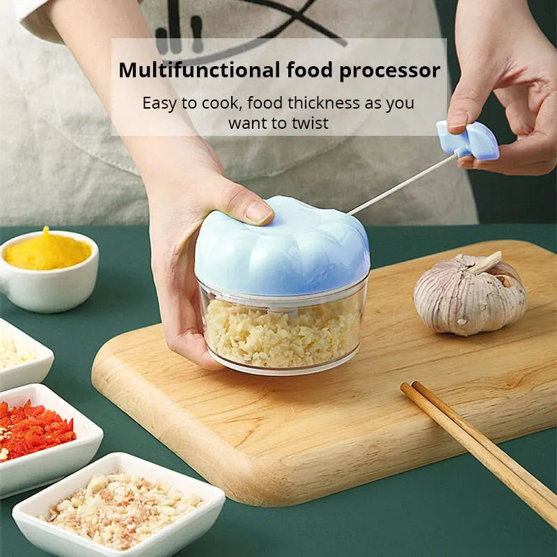 š§Garlic Masher Hand Pull Blender Kitchen Gadget