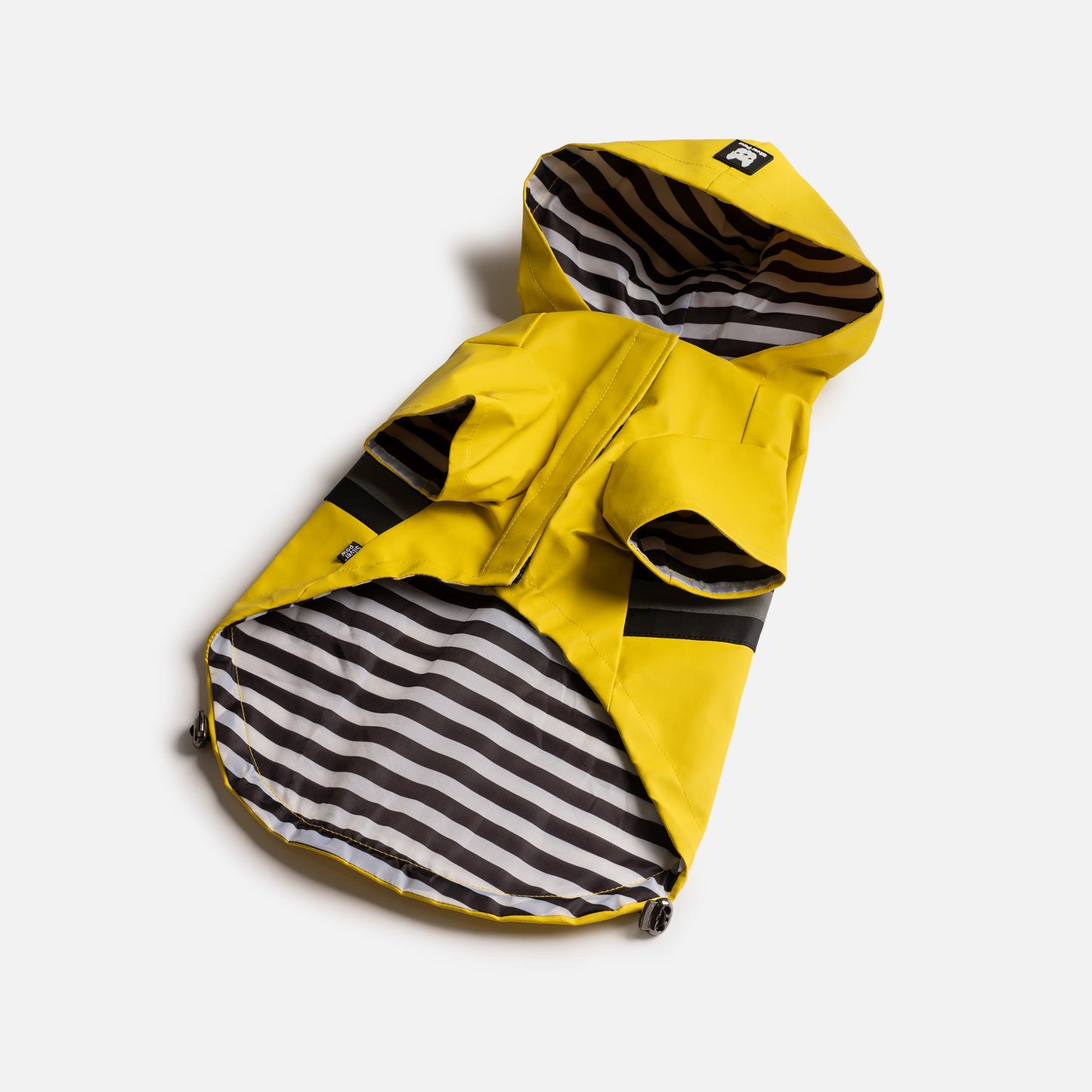 Aden Water-proof Dog Raincoat Yellow Vinyl Rain Jacket