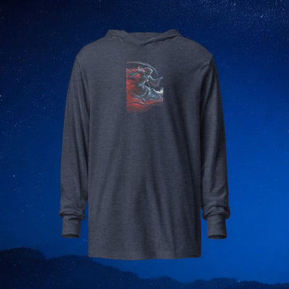 Original Edition Legendary Reaper Full Artwork Hooded Long Sleeve Shirt