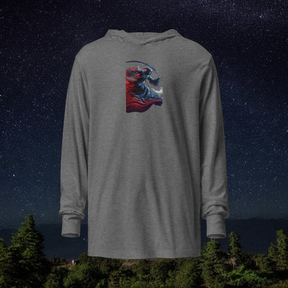 Original Edition Legendary Reaper Full Artwork Hooded Long Sleeve Shirt