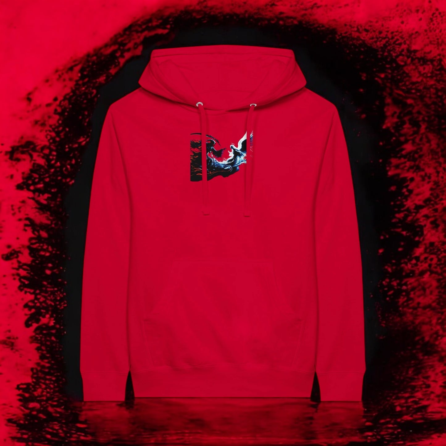 First Edition Dark & High Contrast Legendary Reaper Vs Angel Hoodie