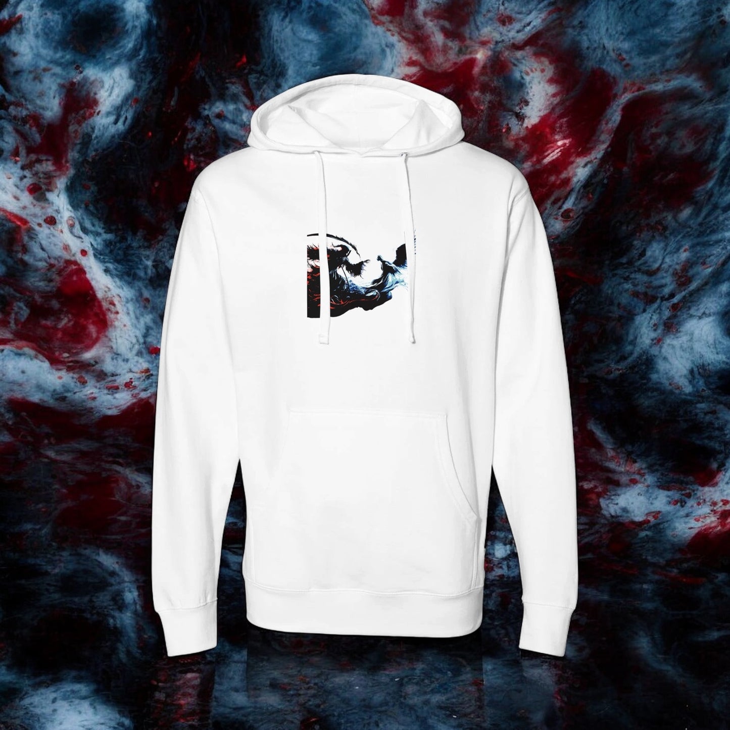 First Edition Legendary Reaper Vs Angel Dark & High Contrast Slim Fit Hoodie