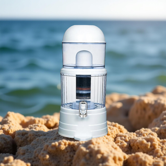 💧14 Liter Benchtop 8 Stage Water Filter - Ceramic Carbon Mineral Stone