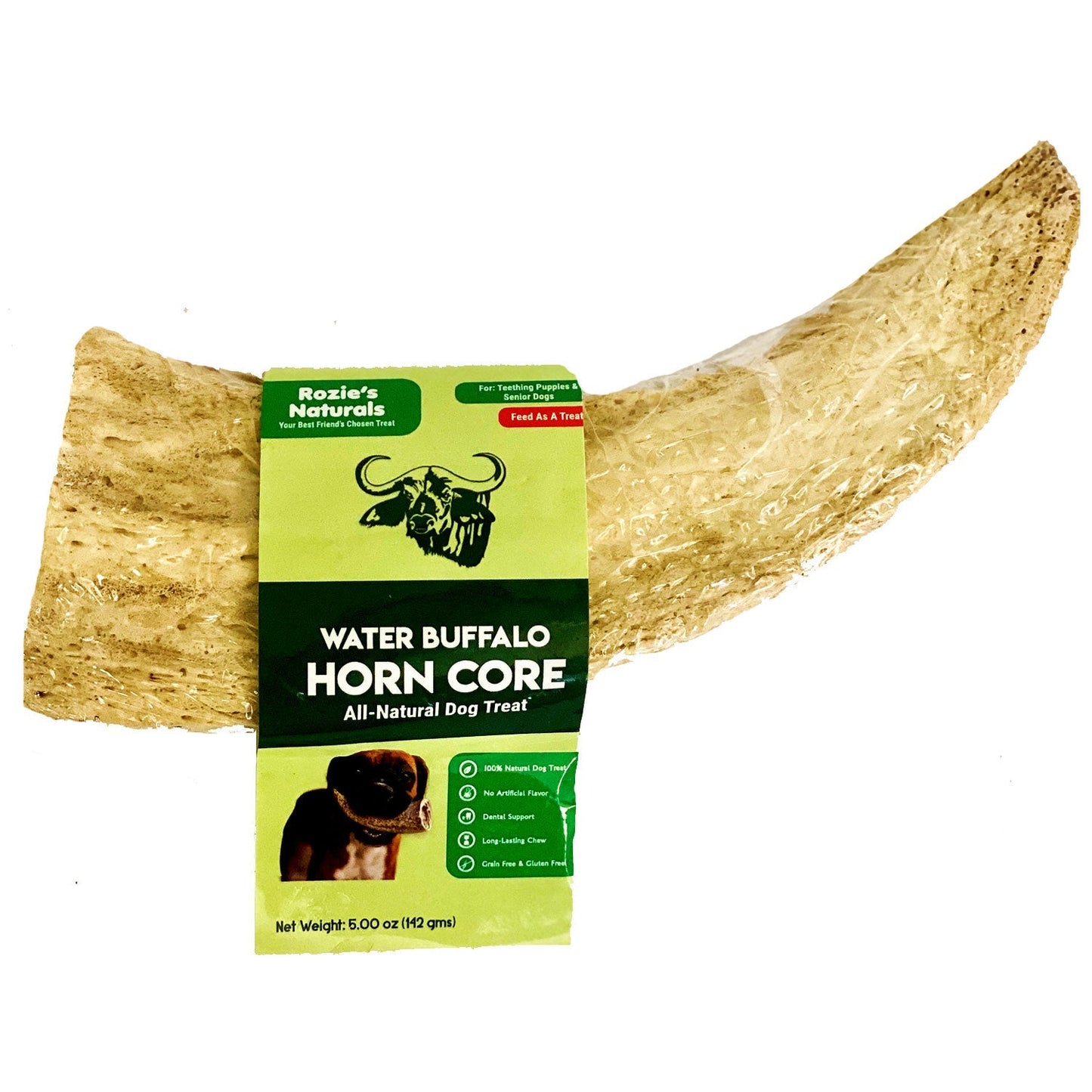 Rozie's Naturals Buffalo Horn Chews For Dogs