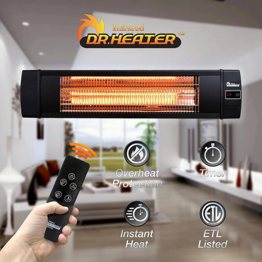 ♨ DR-238 Carbon Outdoor Heater|For Patio & Garage