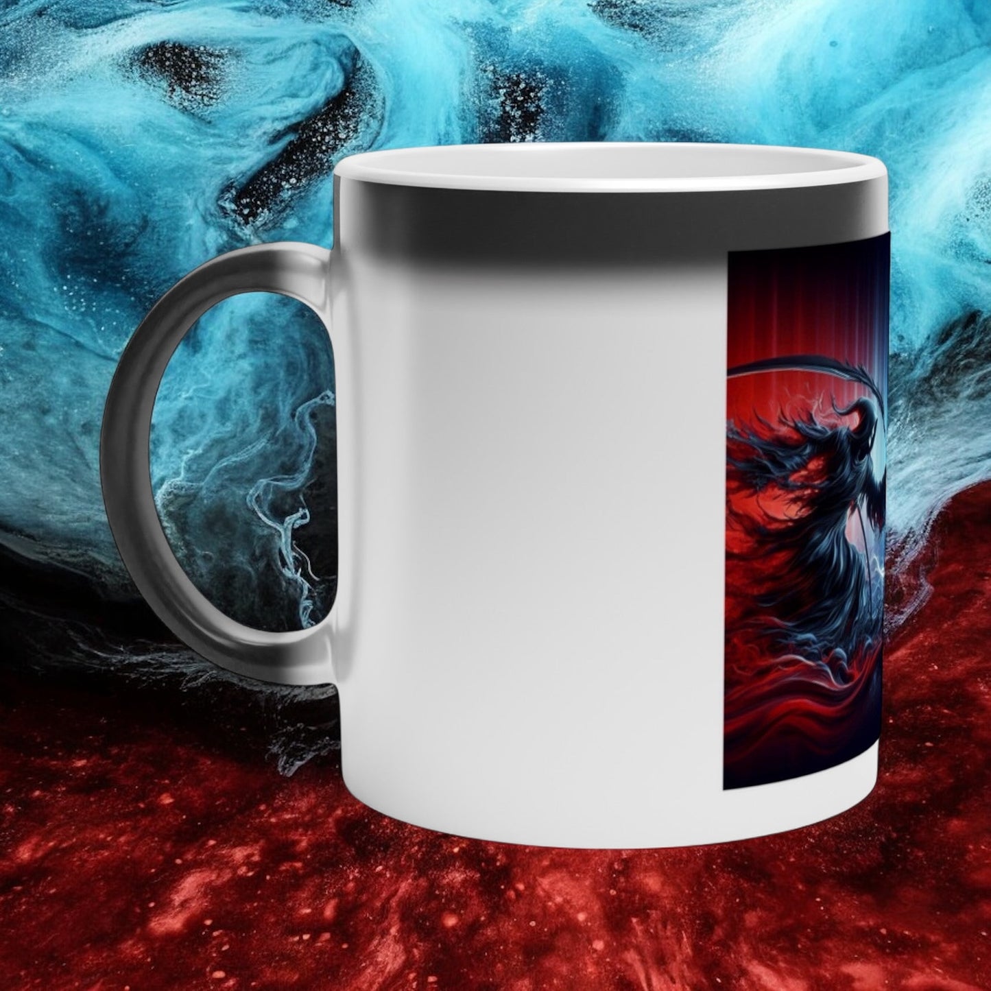 Legendary Magic Evolving Ceramic Mug 11oz Reaper Vs Angel Edition