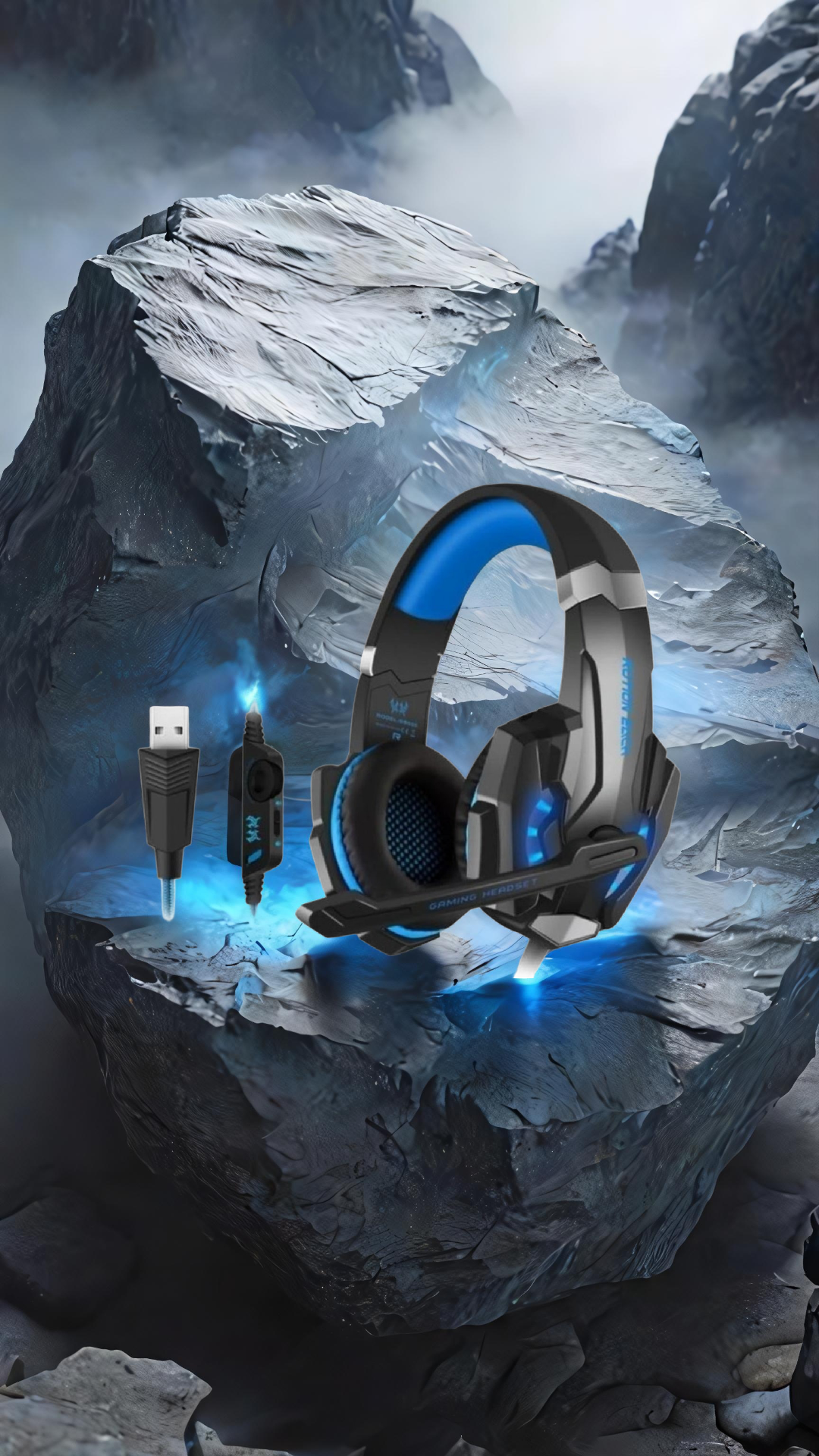 🎧🐉G9300 LED Gaming Headset With Microphone