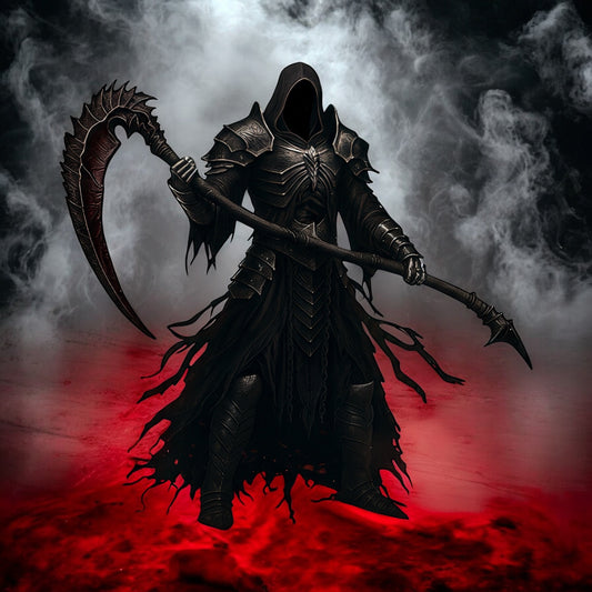 Legendary Reaper Dark Edition Hooded Sweatshirt|Design 4|Small Logo