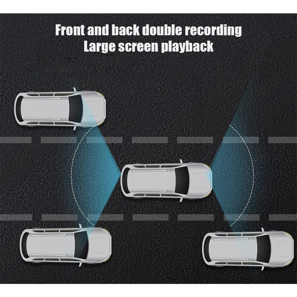 📷Full HD 1080P Dash Cam|Front or Rear Camera Night Vision