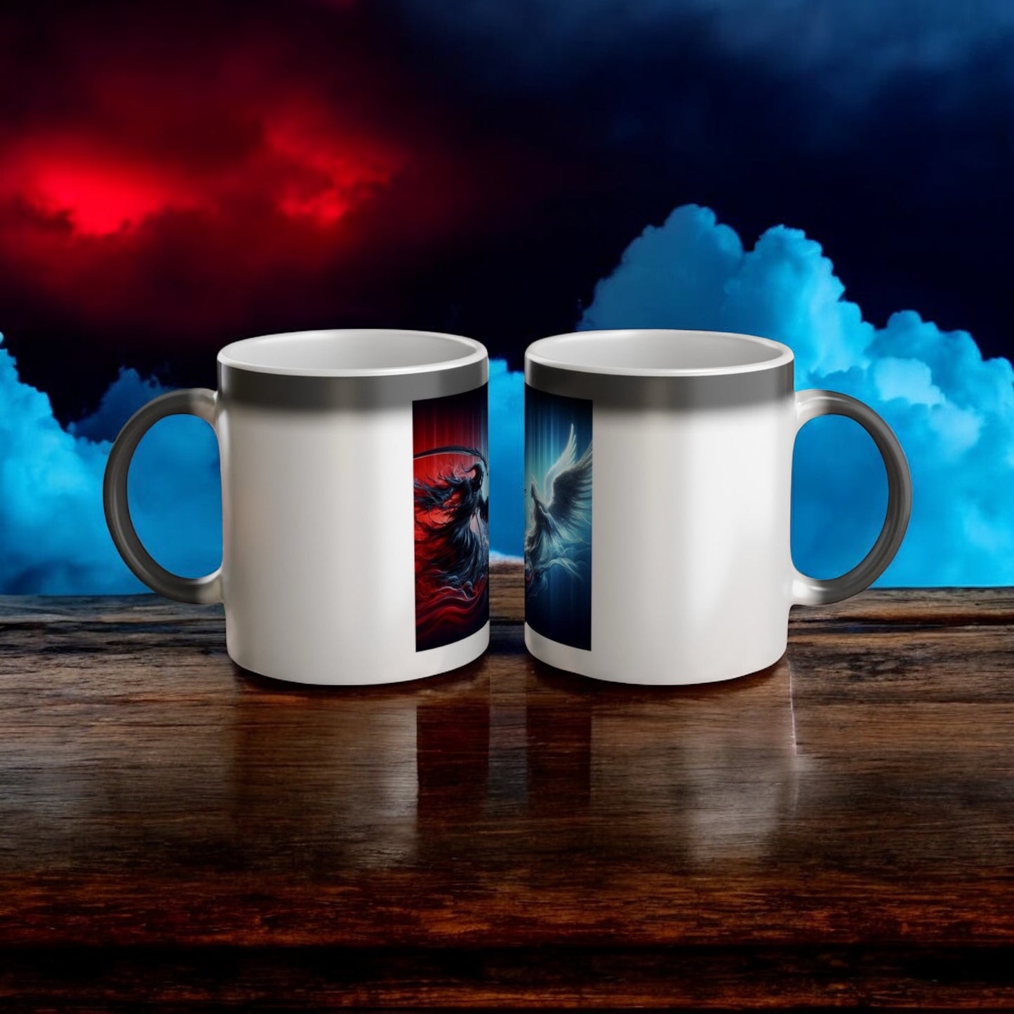 Legendary Magic Evolving Ceramic Mug 11oz Reaper Vs Angel Edition