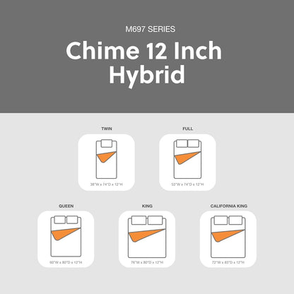 🛏️🧊Queen Hybrid Cooling Gel Mattress|Balanced Mid-Firm