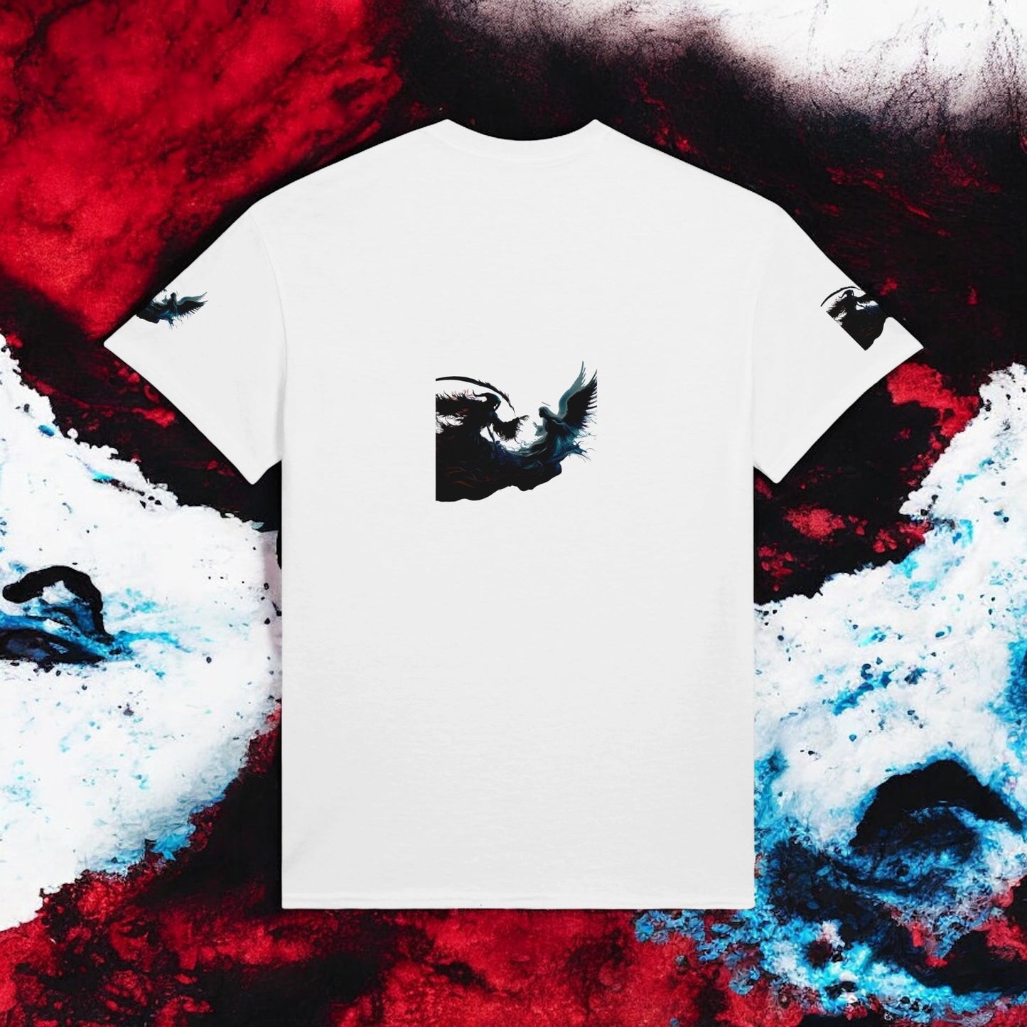 First Edition Legendary Reaper Vs Angel Dark & High Contrast Ultimate Cotton T-Shirt