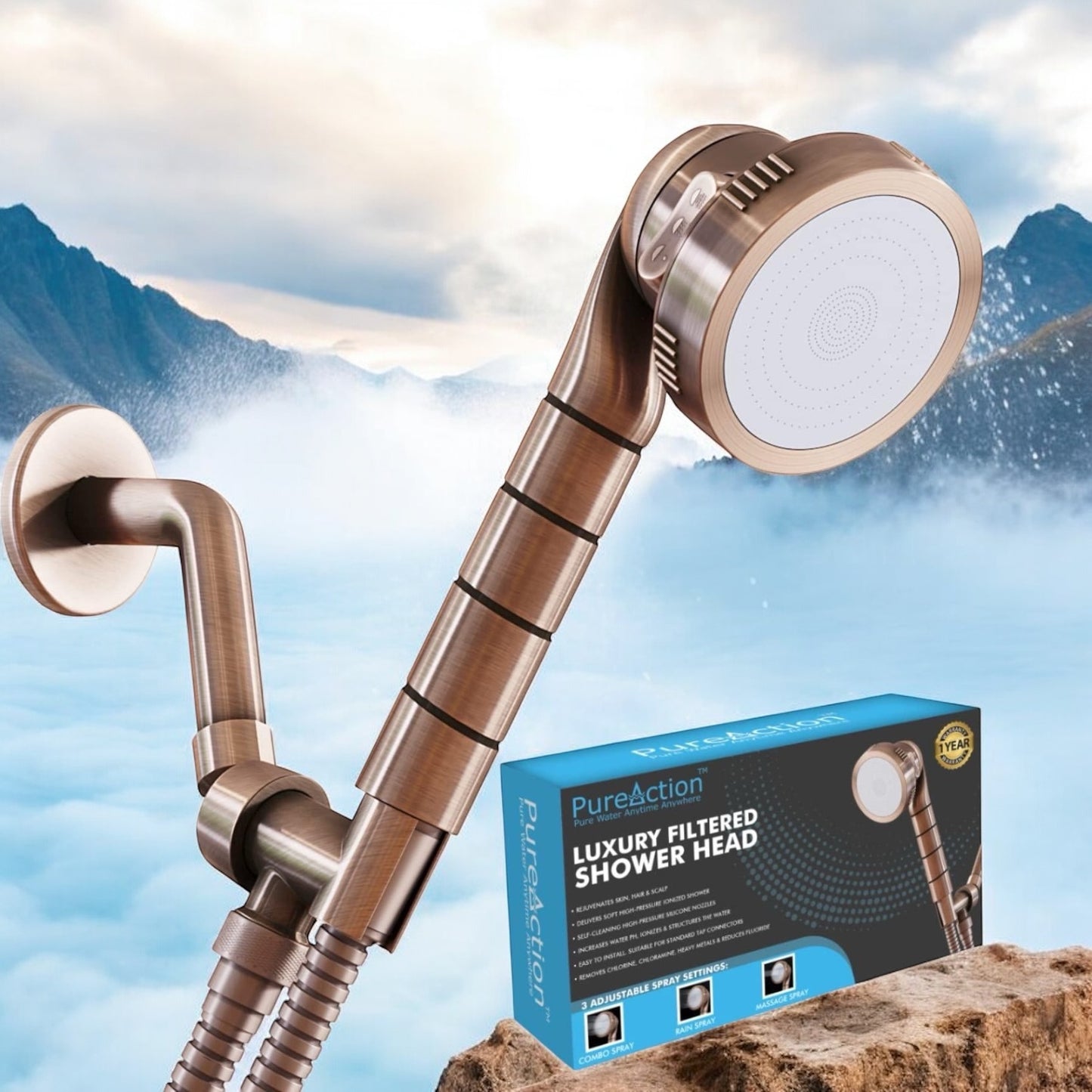 🚿Luxury Filtered Hand Held Shower Head