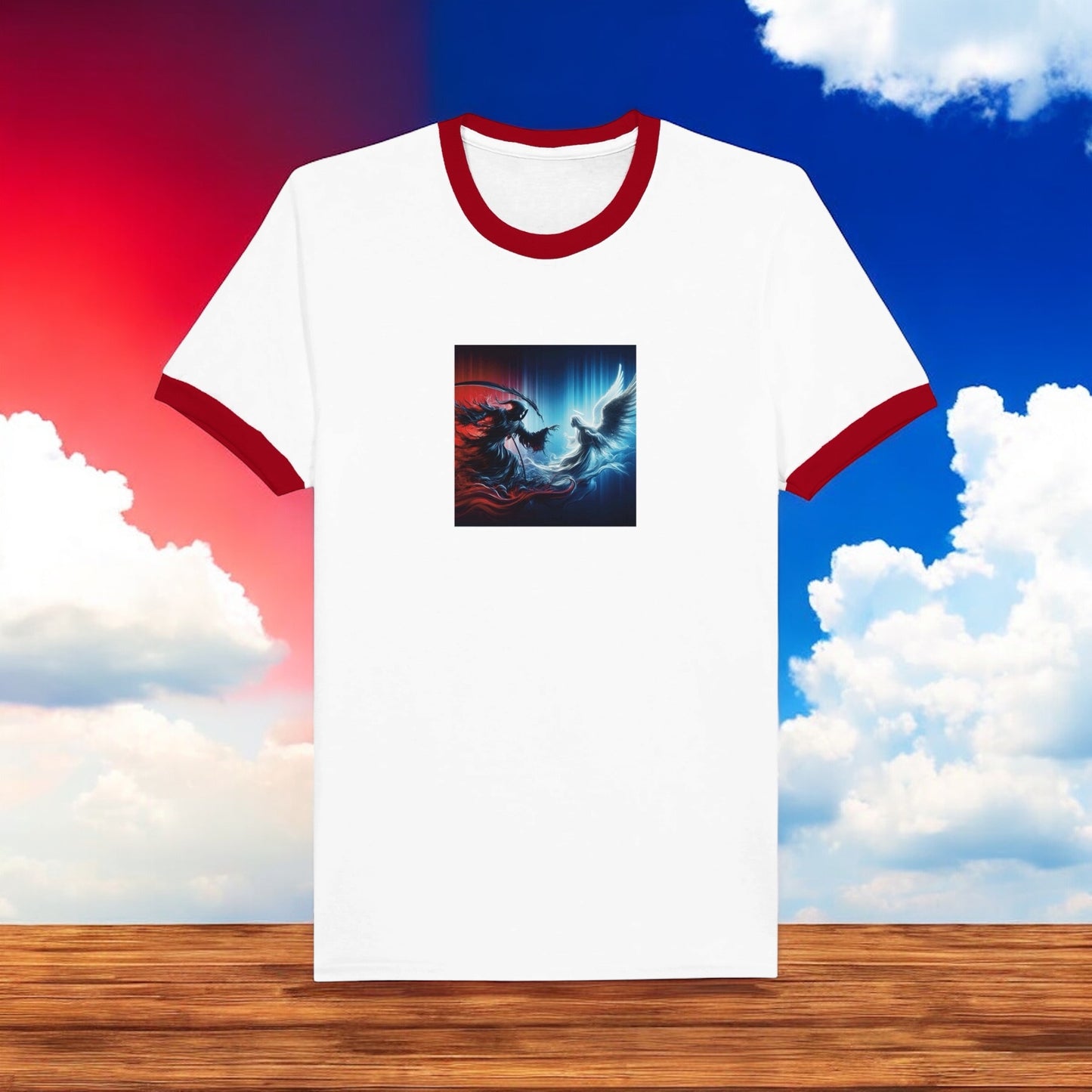 First Edition Legendary Reaper Vs Angel Ring T-shirt