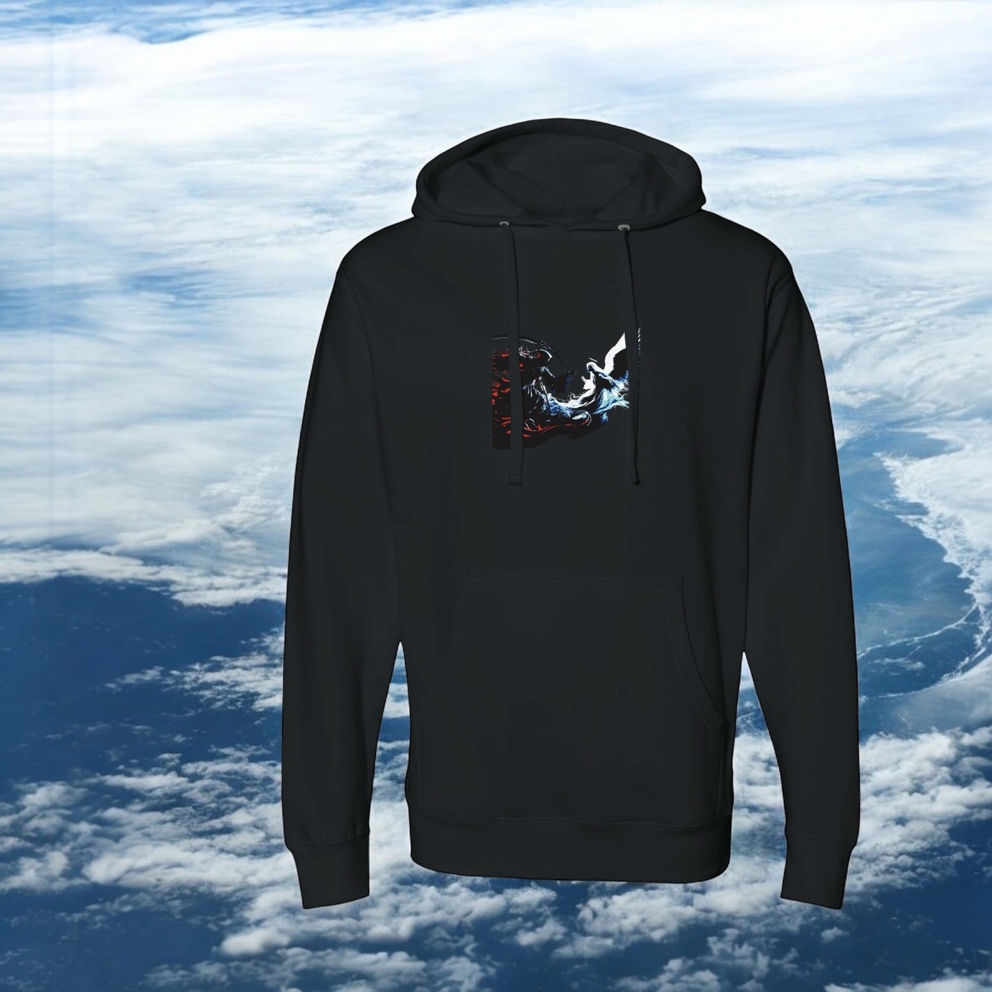 First Edition Legendary Reaper Vs Angel Dark & High Contrast Slim Fit Hoodie