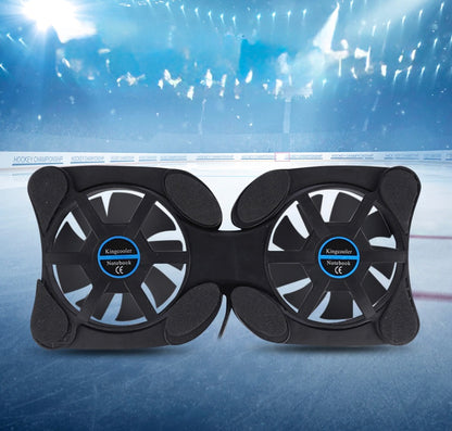 🌬️🧊Dual Fan Laptop Cooling Gadget|Hold