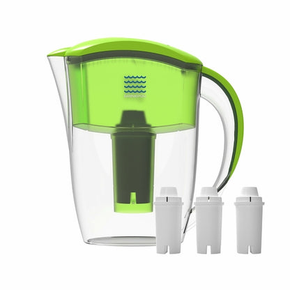 Drinkpod Alkaline Water Filter Pitcher|8-Stage Cartridge 2.5L