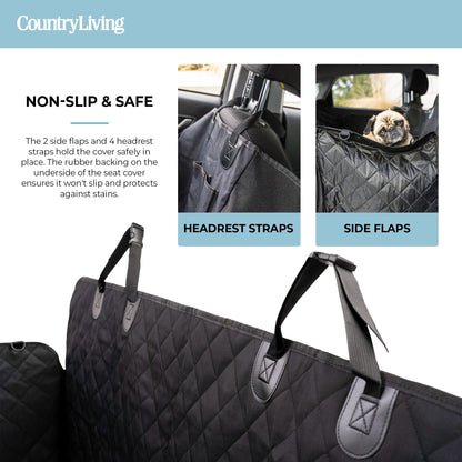 🚗 🐾Backseat Car Hammock Dog Cover – Non-Slip, Water & Scratch Proof