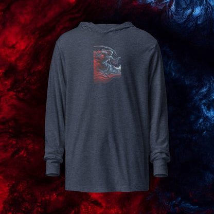 Original Edition Legendary Reaper Full Artwork Hooded Long Sleeve Shirt