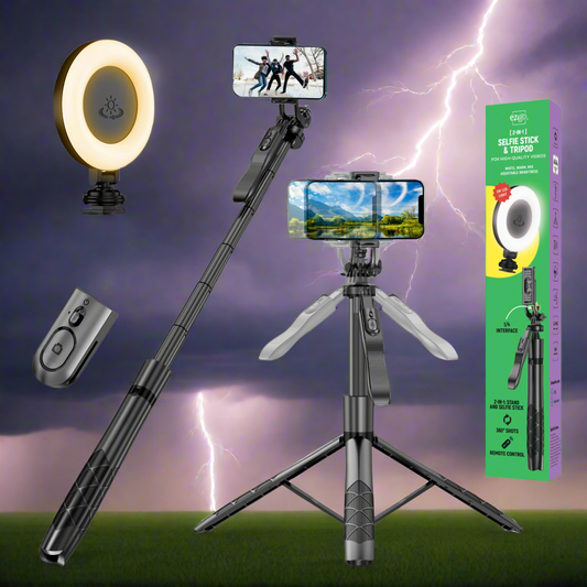 🤳📱Phone Tripod| 62 Inch Selfie Stick With Remote Control