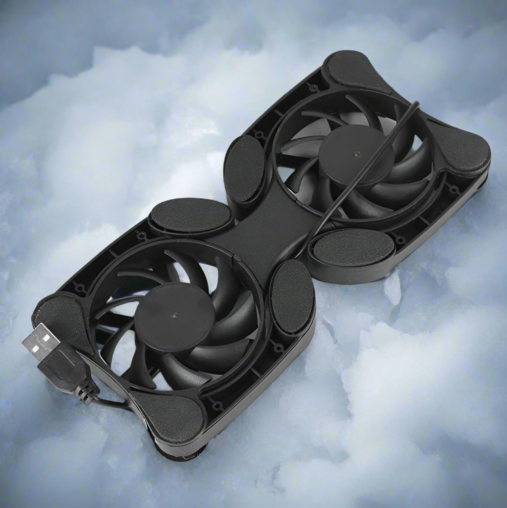 🌬️🧊Dual Fan Laptop Cooling Gadget|Hold