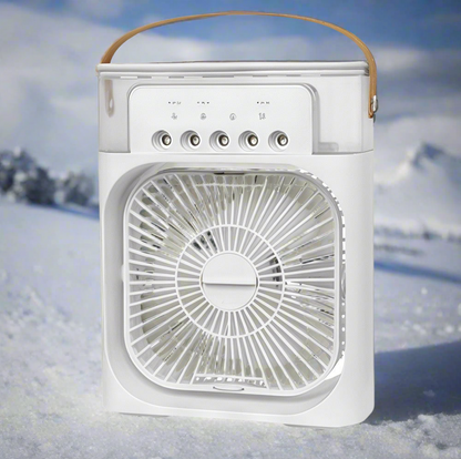 💨⛄️Air Conditioner Cooling Fan & Humidifier With 3 Speeds|LED Light Choice