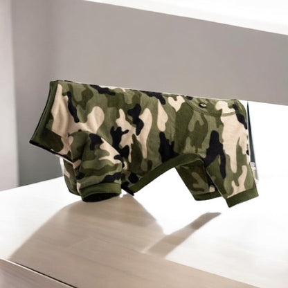 🐶🌿Camo Dog Pajamas|Cozy & Stylish