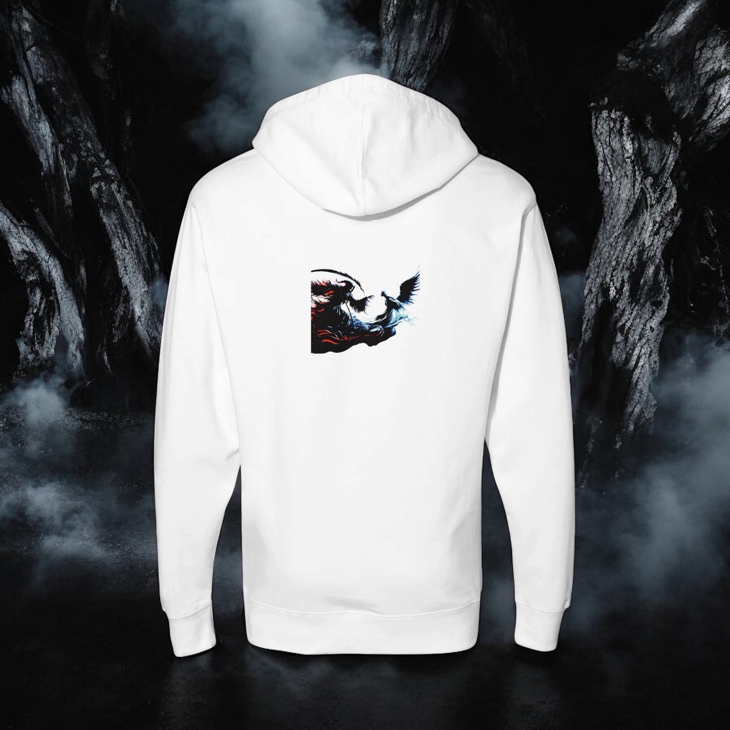 First Edition Legendary Reaper Vs Angel Dark & High Contrast Slim Fit Hoodie