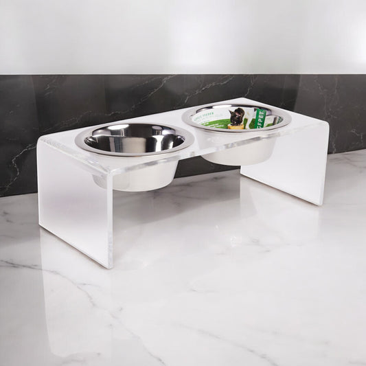 🍲Acrylic Double Food & Water Bowl