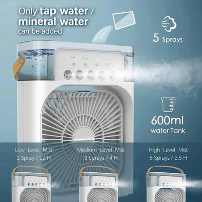 🥶😎Portable Desktop Air Cooler Fan