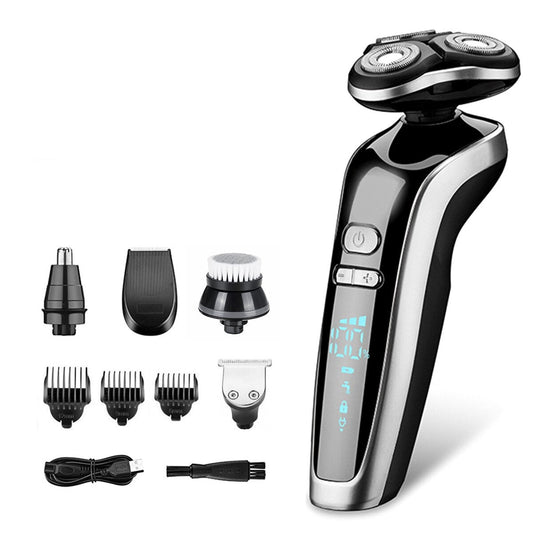 5 In 1 USB Rechargeable Men's Beard Trimmer Waterproof Dry|Wet