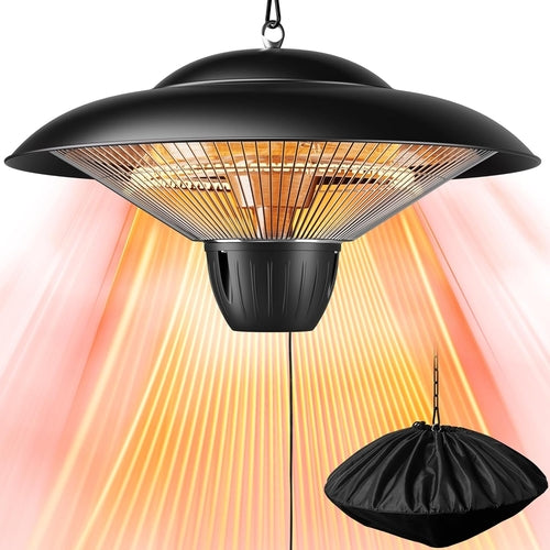 🏜️1500W Electric Patio Heater|Light Weight