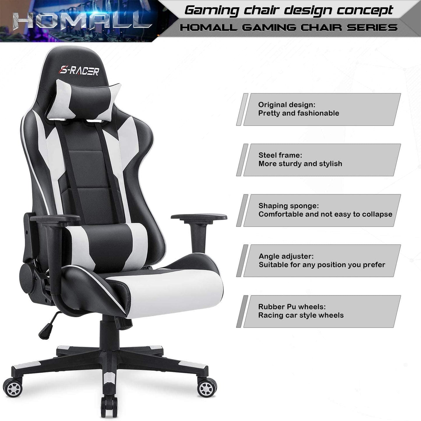 🏁Classic Gaming Chair