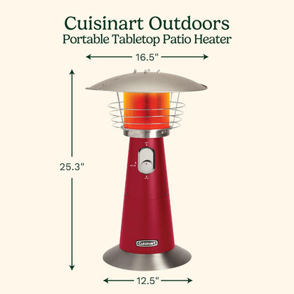🔥♨️513 Portable Tabletop 11,000 BTU Outdoor Propane Heater