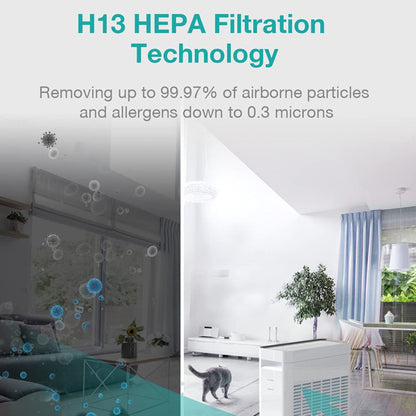 🌬️🝣HP9 Air Purifier True HEPA Filter Air Cleaner