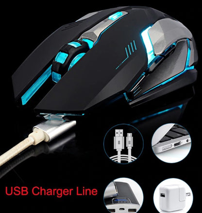 🖱️🐉Stealth 7 Wireless LED Gaming Mouse