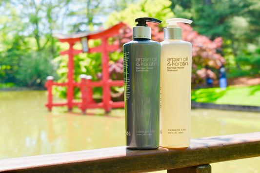 🧴Argan Oil & Keratin Damage Repair Shampoo & Conditioner Set