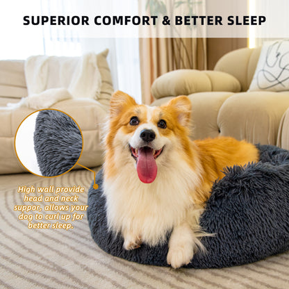 💤Therapeutic Pet Bed For Either Cat Or Dog|Washable Anti Anxiety Fluffy Bed