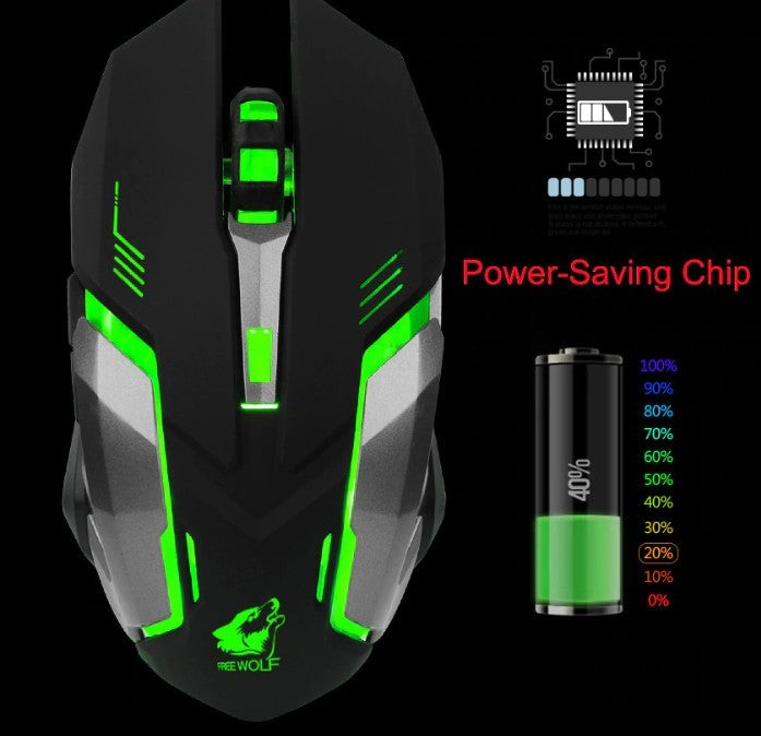 🖱️🐉Stealth 7 Wireless LED Gaming Mouse