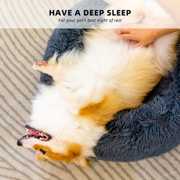 💤Therapeutic Pet Bed For Either Cat Or Dog|Washable Anti Anxiety Fluffy Bed