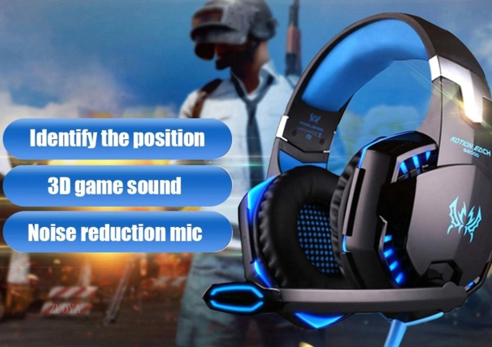 🎧🐉G9300 LED Gaming Headset With Microphone
