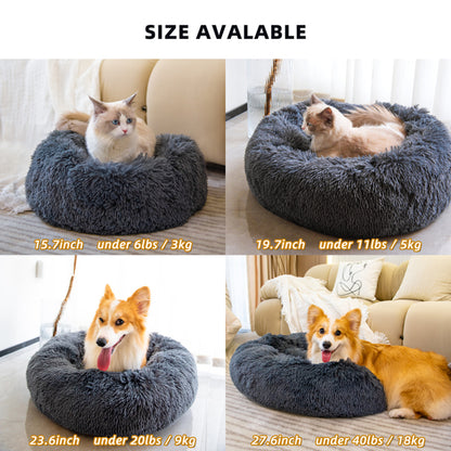 💤Therapeutic Pet Bed For Either Cat Or Dog|Washable Anti Anxiety Fluffy Bed