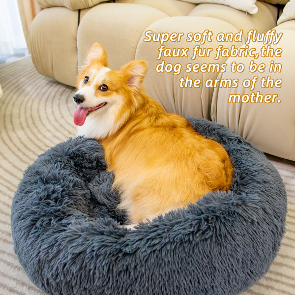 💤Therapeutic Pet Bed For Either Cat Or Dog|Washable Anti Anxiety Fluffy Bed