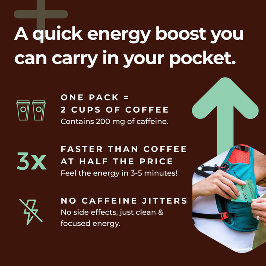 ☕️🚀Mocca Shots Energy Gummies With Caffeine|Mint Chocolate 12-Pack